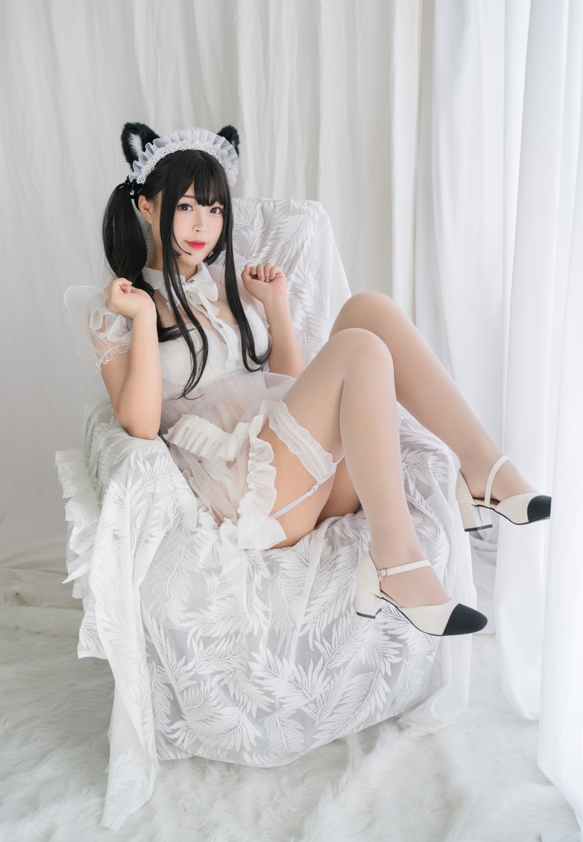 白烨烨_ – NO.062 白烨烨 白猫透明女仆[88P8V]-XikXak